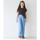 親子お揃いレギュラーウェイトロールアップロゴTシャツ キッズ | coca | 詳細画像14