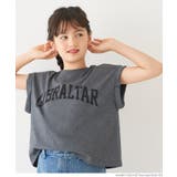 ［Charcoal］ | 【新色追加】親子お揃いレギュラーウェイトロールアップロゴTシャツ | coca