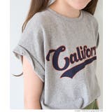 親子お揃いレギュラーウェイトロールアップロゴTシャツ キッズ | coca | 詳細画像9