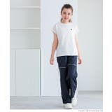 親子お揃いフレンチスリーブロゴTシャツ キッズ | coca | 詳細画像2