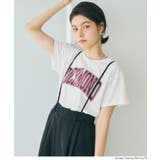 秋コーデにぴったりなサイドスリットプリントTシャツ | coca | 詳細画像9 