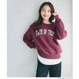 [Wine] | ヘビーウェイト裏毛カレッジスウェット | coca