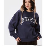 [Navy] | ヘビーウェイト裏毛カレッジスウェット | coca