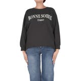 リラクシーなシルエットとロゴデザインが映えるドルマンロゴTシャツ | coca | 詳細画像4 