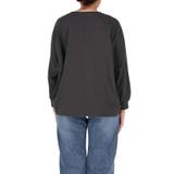 リラクシーなシルエットとロゴデザインが映えるドルマンロゴTシャツ | coca | 詳細画像6 