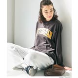 ［D］ | 大人カジュアルを楽しめるビッグロゴロンT | coca