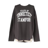 大人カジュアルを楽しめるビッグロゴロンT | coca | 詳細画像3 