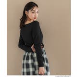 テレコリブオフショルダートップス | coca | 詳細画像11