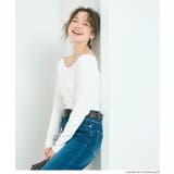 滑らかな肌触りと美シルエットが魅力のスムースラグランオフショルダートップス | coca | 詳細画像11 