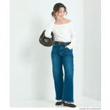 滑らかな肌触りと美シルエットが魅力のスムースラグランオフショルダートップス | coca | 詳細画像12 