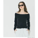 滑らかな肌触りと美シルエットが魅力のスムースラグランオフショルダートップス | coca | 詳細画像22 