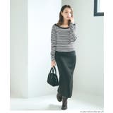 滑らかな肌触りと美シルエットが魅力のスムースラグランオフショルダートップス | coca | 詳細画像23 