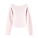 滑らかな肌触りと美シルエットが魅力のスムースラグランオフショルダートップス | coca | 詳細画像3 