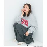 シンプルで使いやすい、リブ素材のクルーネック長袖Tシャツ | coca | 詳細画像11