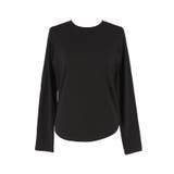 シンプルで使いやすい、リブ素材のクルーネック長袖Tシャツ | coca | 詳細画像5