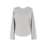 ＼26aw新色登場／シンプルで使いやすい、リブ素材のクルーネック長袖Tシャツ | coca | 詳細画像19 