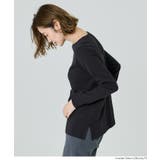 コットンスムースサイドスリットTシャツ レディース | coca | 詳細画像12 