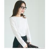 コットンスムースサイドスリットTシャツ レディース | coca | 詳細画像8 