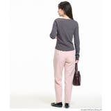 デコルテを美しく見せるボートネックデザインのリブカットソー | coca | 詳細画像14