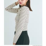 デコルテを美しく見せるボートネックデザインのリブカットソー | coca | 詳細画像20