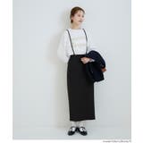 [Black] | ウルトラストレッチスカート | coca