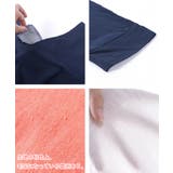 シボ素材深Vネックコットンロングワンピースcocaオリジナル(七分袖 綿100% | coca | 詳細画像3