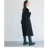 エンボスAライン長袖ワンピース | coca | 詳細画像9