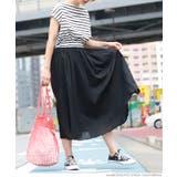 ふんわりボーダー切り替えロングワンピースcocaオリジナル 石田一帆さん着用 | coca | 詳細画像14