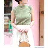 ［Lt.green］ | ニット レディース ノースリーブ | coca