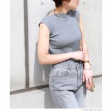 ［Lt.blue］ | ニット レディース ノースリーブ | coca