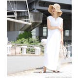 エンボス加工キーネックフレンチスリーブワンピースcocaオリジナル 石田一帆さん… | coca | 詳細画像24 