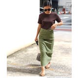 ミリタリーカラータイトスカートcocaオリジナル 鈴木詩織さん着用(切りっぱなし… | coca | 詳細画像6 