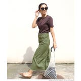 ミリタリーカラータイトスカートcocaオリジナル 鈴木詩織さん着用(切りっぱなし… | coca | 詳細画像10 