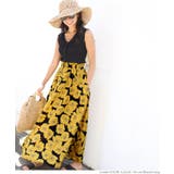 レトロ花柄フレアロングスカート | coca | 詳細画像11 