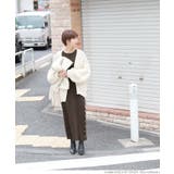 サイドボタンスレンダーニットワンピースcocaオリジナル 石田一帆さん着用 | coca | 詳細画像10