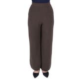 やわらかゆったりリブニットパンツcocaオリジナル 石田一帆さん着用(ロングパン… | coca | 詳細画像3 