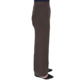 やわらかゆったりリブニットパンツcocaオリジナル 石田一帆さん着用(ロングパン… | coca | 詳細画像4 