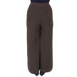 やわらかゆったりリブニットパンツcocaオリジナル 石田一帆さん着用(ロングパン… | coca | 詳細画像5 