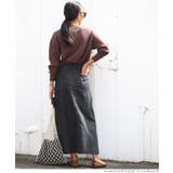 カットオフブラックデニムスカート | coca | 詳細画像12 