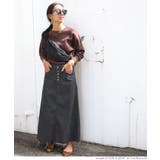 カットオフブラックデニムスカート | coca | 詳細画像14 