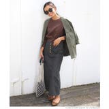 カットオフブラックデニムスカート | coca | 詳細画像9 