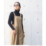 サイドボタンゆったりサロペットcocaオリジナル 鈴木詩織さん着用 | coca | 詳細画像8 