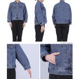 フロントタックシンプルデニムジャケットcocaオリジナル | coca | 詳細画像13