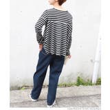 バックフレアAラインボーダーカットソーcocaオリジナル 田中亜希子さん着用(a… | coca | 詳細画像11 