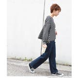 バックフレアAラインボーダーカットソーcocaオリジナル 田中亜希子さん着用(a… | coca | 詳細画像12 