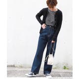 バックフレアAラインボーダーカットソーcocaオリジナル 田中亜希子さん着用(a… | coca | 詳細画像14 