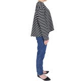 バックフレアAラインボーダーカットソーcocaオリジナル 田中亜希子さん着用(a… | coca | 詳細画像5 