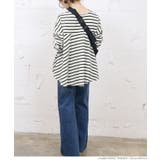 バックフレアAラインボーダーカットソーcocaオリジナル 田中亜希子さん着用(a… | coca | 詳細画像9 