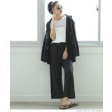 ［Black］ | ワイドパンツ レディース 無地 | coca