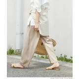 ［Beige］ | ワイドパンツ レディース 無地 | coca